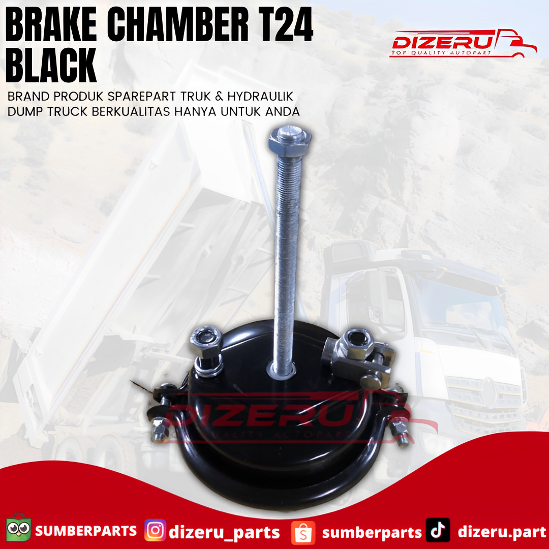 Brake Chamber T24 Black
